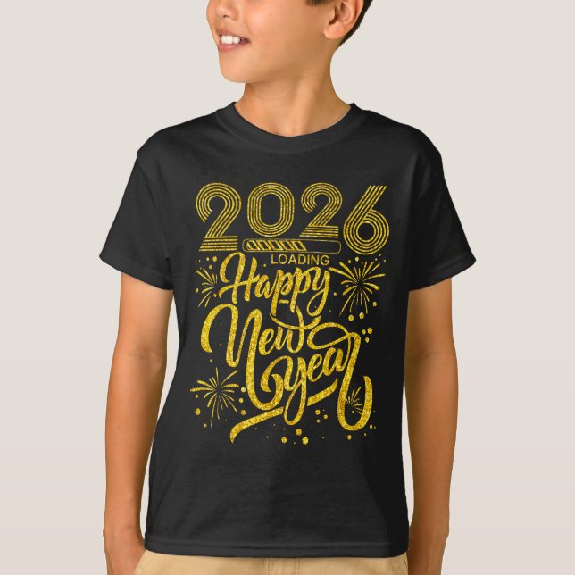 T-shirt Happy New Year 2026 Funny New Years Eve Party Men  (Devant)
