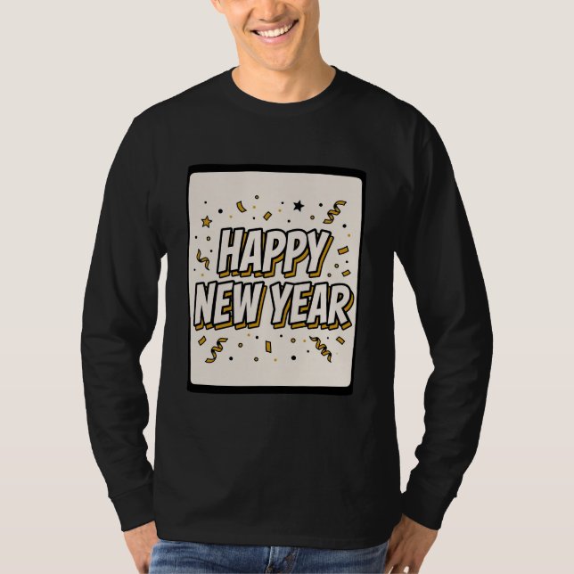 T-shirt Happy New Year 2027 Comic Tee (Devant)