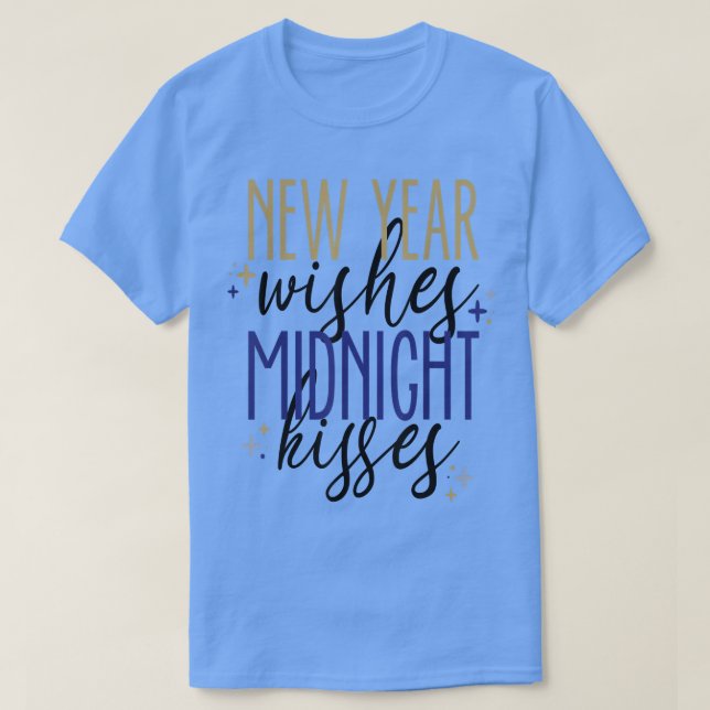 T-shirt Happy New Year Eve Party New Year Wishes Midnight  (Design devant)