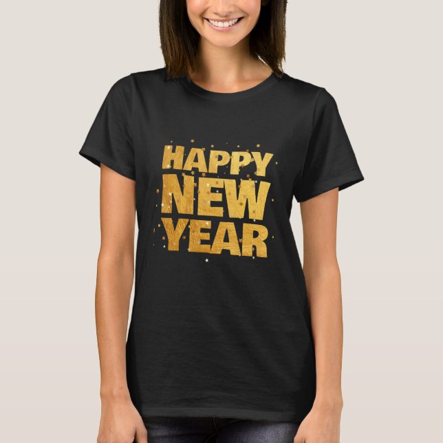 T-shirt Happy New Year NYE Party   New Years Eve Confetti (Devant)