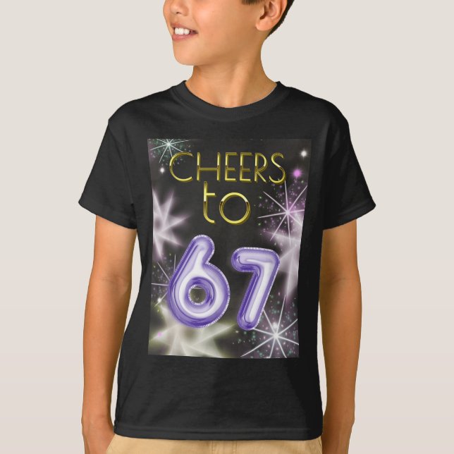 T-shirt Happy New Year With A 6 7 Zoomer Meme Vibe. 2026 C (Devant)