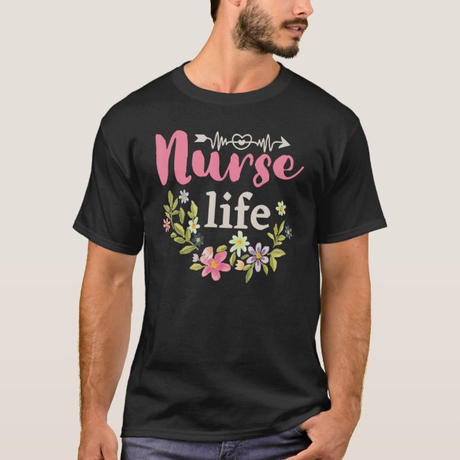 T-shirt Happy Nurse Week 2023 Nursing School Graduation Fl (Devant)