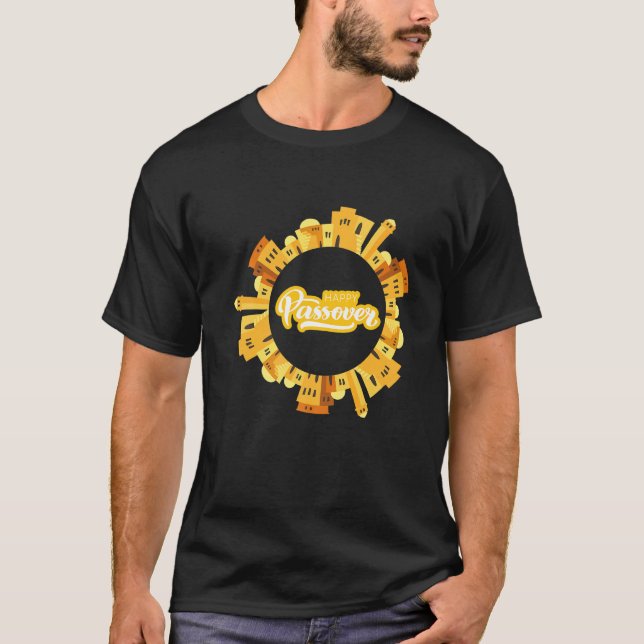 T-shirt Happy Passover Jewish (Devant)