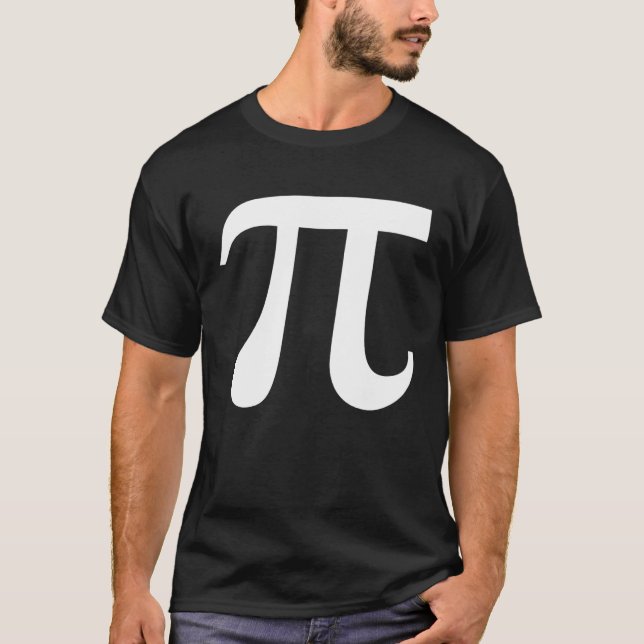 T-shirt Happy Pi Day March 14 White Pi Symbol 3 14 Science (Devant)