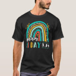T-shirt Happy Pi Day Mathematic Math Teacher  Leopard Rain<br><div class="desc">Happy Pi Day Mathematic Math Teacher  Leopard Rainbow 1</div>
