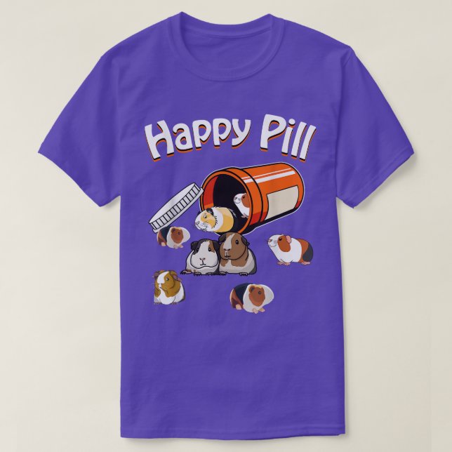 T-shirt Happy Pill Guinée Pig  (Design devant)