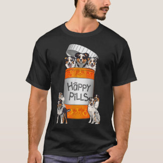 T-shirt Happy Pills Australian Shepherd