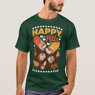 T-shirt Happy Pills, Cochon De Guinée