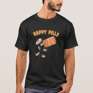 T-shirt Happy Pills Ragdoll Chat Funny Kitten Lover Feline