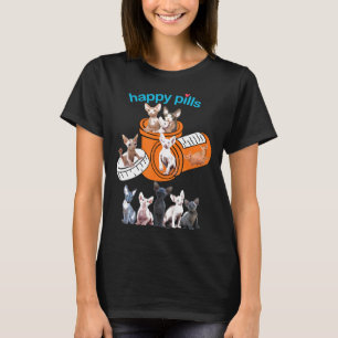 T-shirt Happy Pills Sphynx Cat