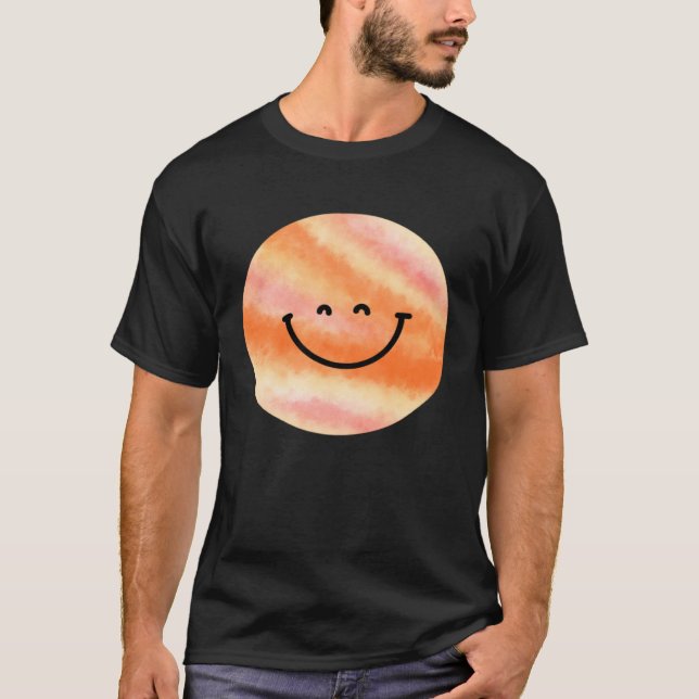 T-shirt Happy Pluto Planet  Cute  Astronomy (Devant)
