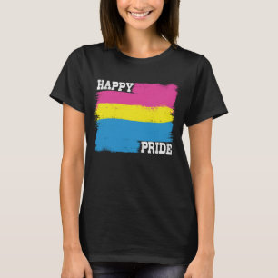 T-shirt Happy Pride Rainbow LGBTQIA+ Communauté Fière Ally