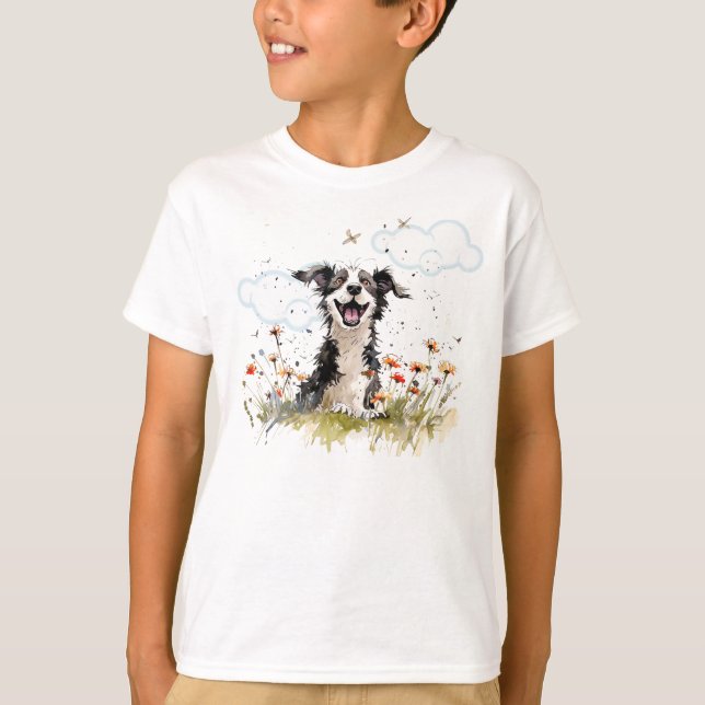 T-shirt Happy Pup (Devant)