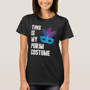 T-shirt Happy Purim Ceci est mon costume Purim Juif