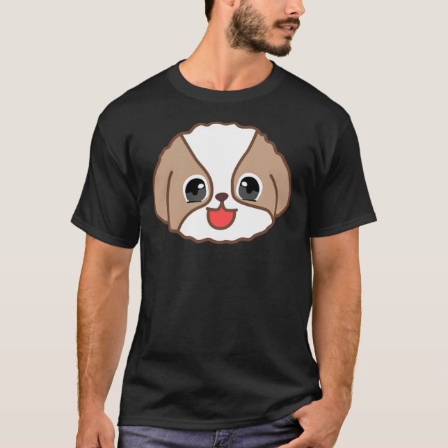 T-shirt Happy Shih Tzu (Devant)