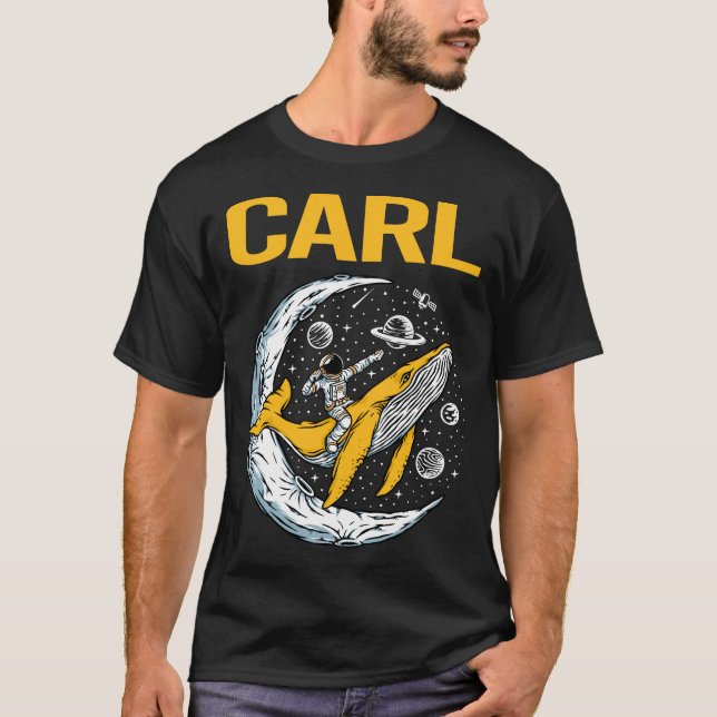 T-shirt Happy Space - Carl Name (Devant)