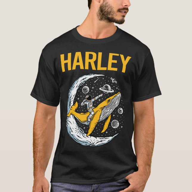 T-shirt Happy Space - Harley Name (Devant)