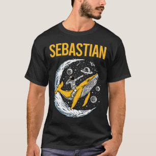 T-shirt Happy Space - Nom de Sebastian