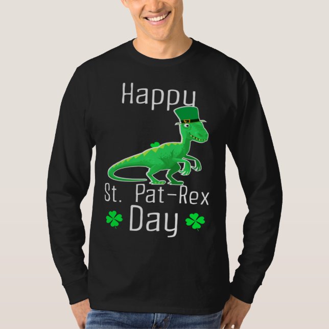 T-shirt Happy St Pat Rex Day Cute St Patricks Day Dino Din (Devant)