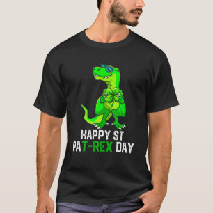T-shirt Happy St Pat Rex Patrick's Day Dinosaur Boys