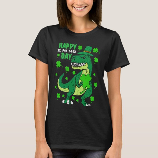 T-shirt Happy St Pat Trex Day Dino St Patricks Day Toddler (Devant)