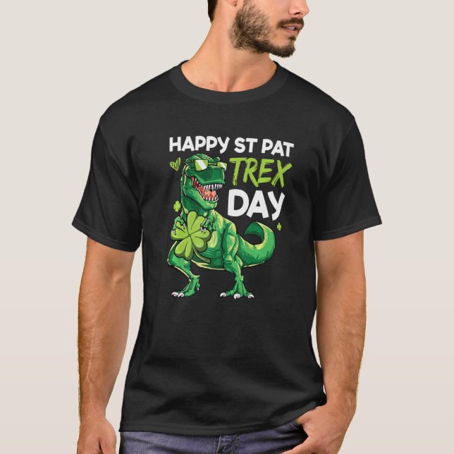 T-shirt Happy St Pat Trex Day Dino St Patricks Day Toddler (Devant)