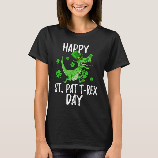 T-shirt Happy St Pat Trex Day Dino St Patricks Day Toddler (Devant)