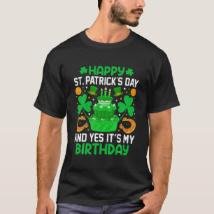 T-shirt Happy St patrick Pattes Pats Jour Anniversaire Hom
