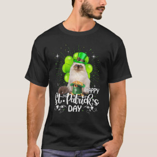 T-shirt Happy St Patrick S Day Persian Longhair Cat Shamro
