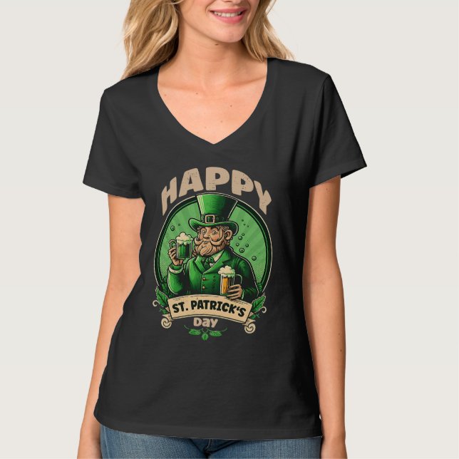 T-shirt Happy St Patricks Day Beer  1 (Devant)