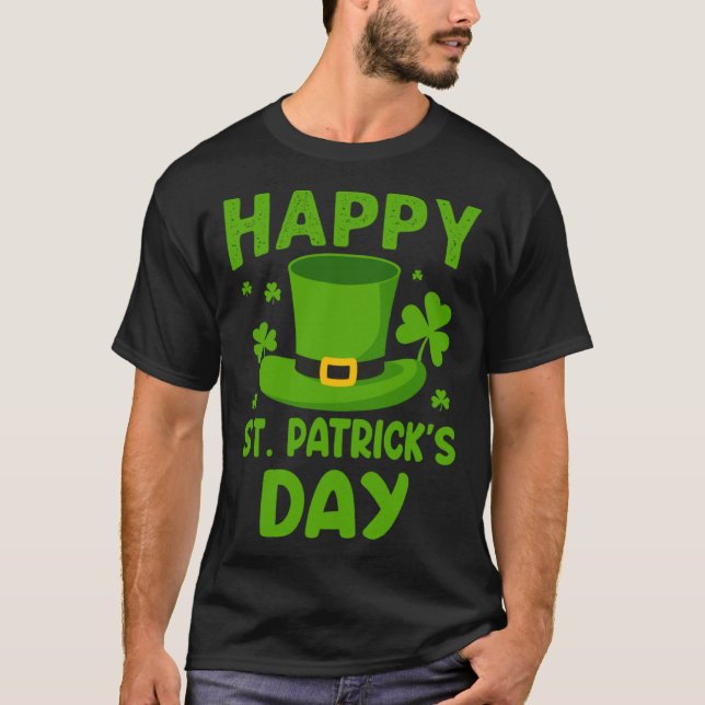 T-shirt Happy St Saint Patrick s Day (Devant)