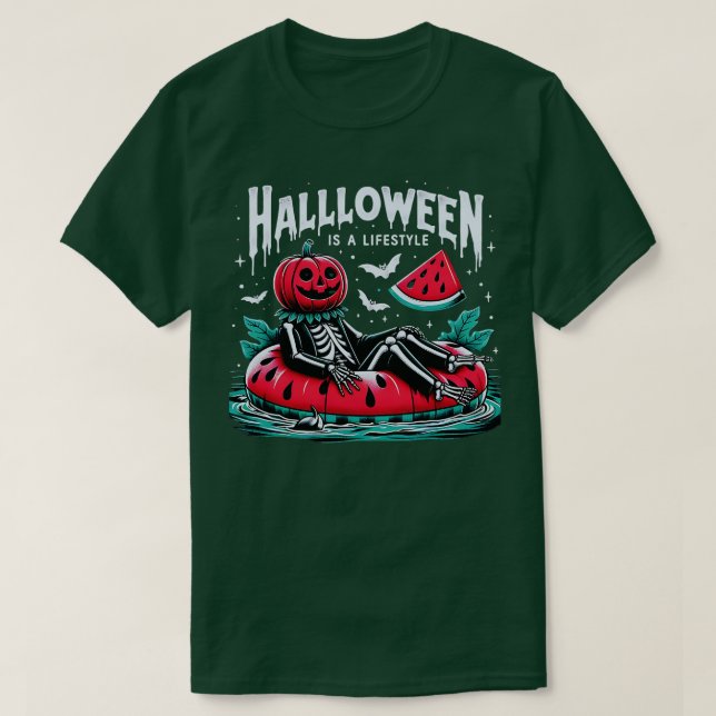 T-shirt Happy Summer Watermelon Halloween est un (Design devant)