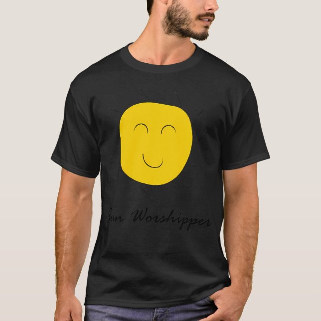 T-shirt Happy Sun Worshipper D (Devant)