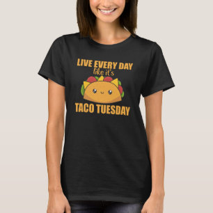 T-shirt Happy Taco Tuesday - Mexican Food