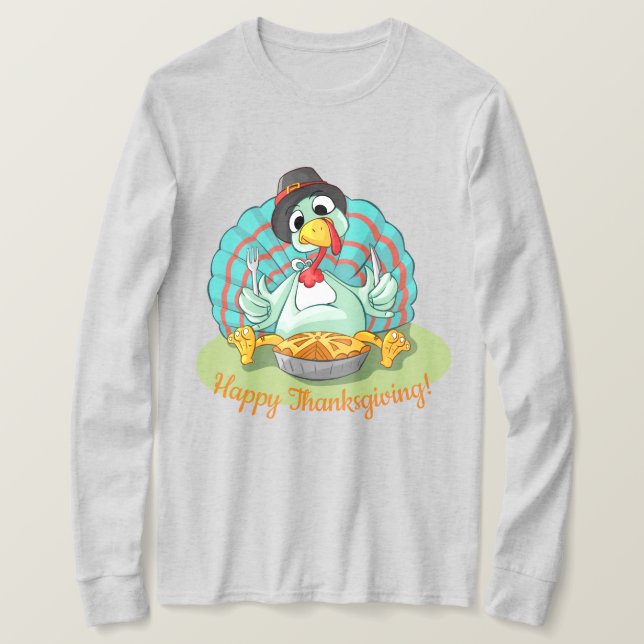 T-shirt Happy Thanksgiving (Design devant)