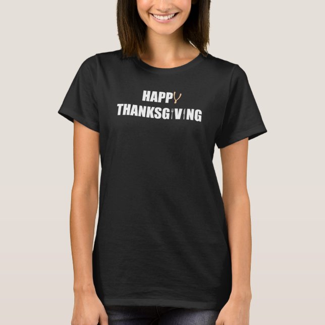 T-shirt Happy Thanksgiving (Devant)