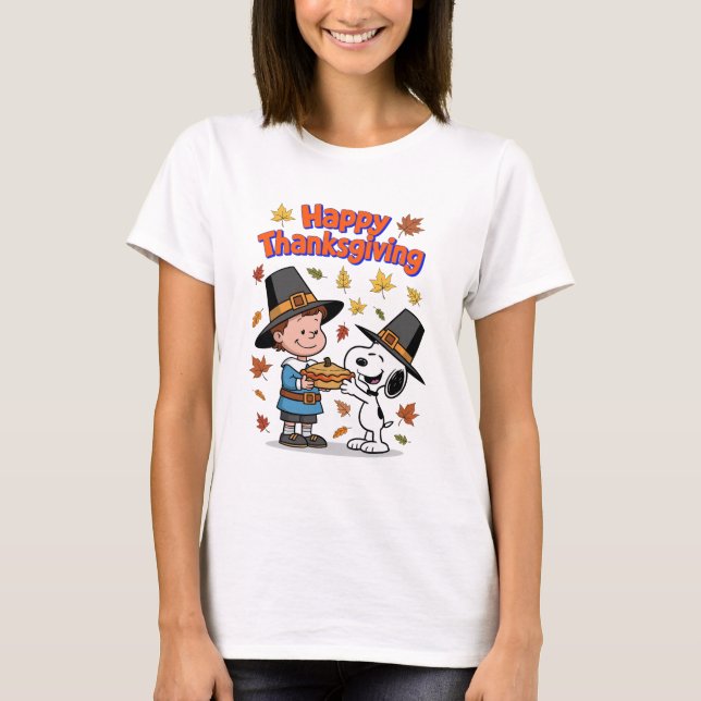 T-shirt Happy Thanksgiving (Devant)