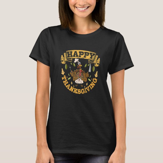 T-shirt Happy thanksgiving (Devant)