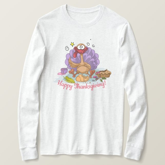 T-shirt Happy Thanksgiving (Design devant)