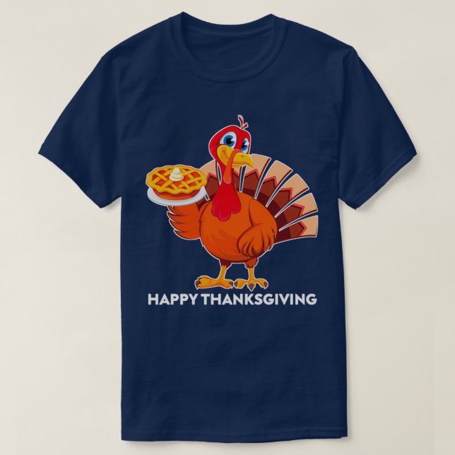T-shirt Happy thanksgiving (Design devant)