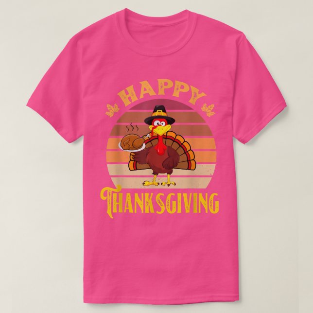 T-shirt Happy Thanksgiving 2022  (Design devant)