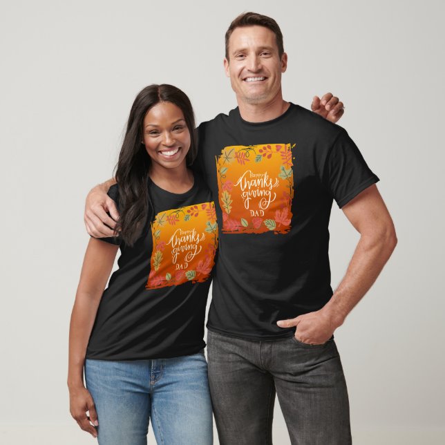 T-shirt Happy Thanksgiving Dad Gift (Unisexe)