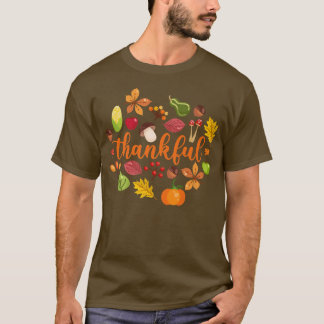 T-shirt Happy Thanksgiving Decoration Cool Turkey Lovers H