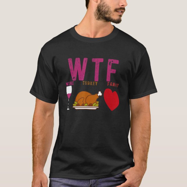 T-shirt Happy Thanksgiving   Turkey Family Dinner Outfit (Devant)