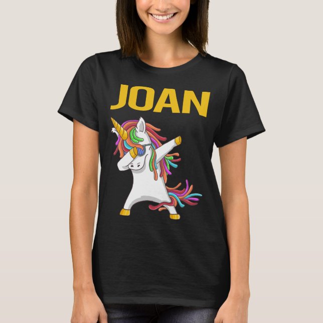 T-shirt Happy Unicorn - Nom de Jeanne (Devant)