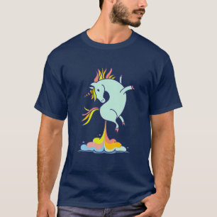 T-shirt Happy Unicorn Poop Funny Magical Rainbow Gift