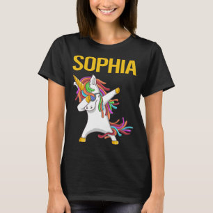 T-shirt Happy Unicorn - Sophia Name