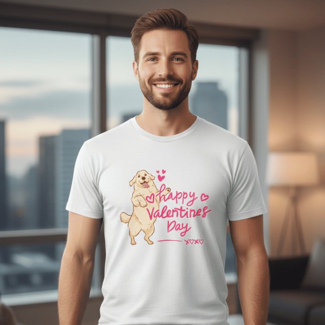 T-shirt Happy Valentine’s Day Dog Shirt | Cute Puppy Love  (Créateur téléchargé)