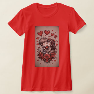 T-shirt Happy Valentine's Day Personalized Gift