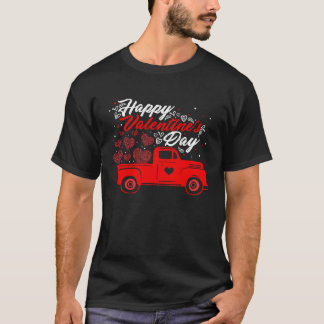 T-shirt Happy Valentine's Day Roses Date Night Flowers Lov